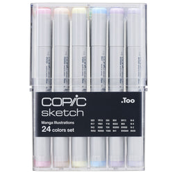 Copic Sketch Marker - Set Manga Illustration - 24 stuks
