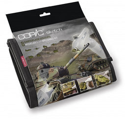 Copic Sketch Sketches Marker Wallet Set - Camouflage - 9 stuks