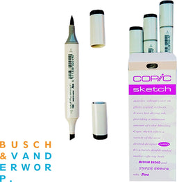 Copic Sketch Zwart 100 set van 3
