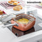 Copper 5 in 1 Multifunctionele Keramische Pannenset Coppans InnovaGoods 4 Onderdelen