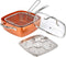 Copper 5 in 1 Multifunctionele Keramische Pannenset Coppans InnovaGoods 4 Onderdelen