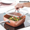 Copper 5 in 1 Multifunctionele Keramische Pannenset Coppans InnovaGoods 4 Onderdelen