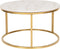 CORAL - Salontafel - Beige - RVS