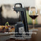 Coravin - Timeless Model Six+ wijnbewaarsysteem - 3 Coravin Pure Argon Capsules, 6 Coravin Schroefdoppen, een Coravin Beluchter en een Draagkoffer - in pianozwart