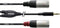 CORDIAL 1,8 M REAN JACKPLUG 3,5 MM/2X XLR M