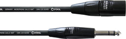 Cordial CIM 1.5 MV - Verloopkabel, XLR male - TRS jack, 1,5 mtr.