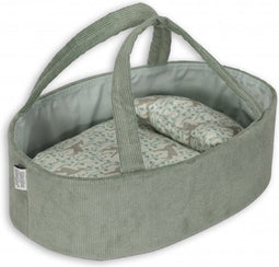 Corduroy Poppenreiswieg 35 cm - Mint
