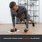 Core Power Rubber Hex Dumbbells - 12,5 kg (per paar)