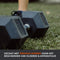 Core Power Rubber Hex Dumbbells - 12,5 kg (per paar)