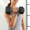 Core Power Rubber Hex Dumbbells - 12,5 kg (per paar)