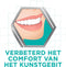 Corega Free Kleefcrème voor de gebitsprothese voor sterke hechting de hele dag lang, 6 x 70 g