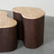 Corner Table Davi Travertin 40x30x45 cm
