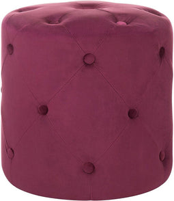 COROLLA - Poef - Rood - 40 cm - Fluweel
