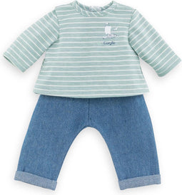 Corolle Mon Grand Poupon - Poppen Broek met Shirt, 36cm
