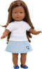 Corolle voor Ma Corolle pop - Poppenkleding - Skater skirt - Blauw