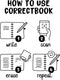 Correctbook - A5 - Gelijnd - Rood - Uitwisbaar / herbruikbaar / whiteboard notitieboek