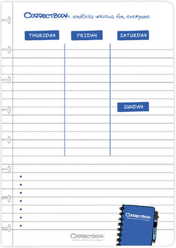 Correctbook A5 set met 5 planner pagina's