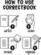 Correctbook Linnen Hardcover A5 Rusty Red-Blanco - Uitwisbaar / Whiteboard Notitieboek