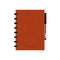 Correctbook Linnen Hardcover A5 Rusty Red-Blanco - Uitwisbaar / Whiteboard Notitieboek
