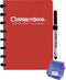 Correctbook Original Horizon Red A5 blanco - Uitwisbaar / Whiteboard Notitieboek