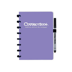 Correctbook Original Petunia Purple-Blanco - Uitwisbaar / Whiteboard Notitieboek