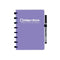 Correctbook Original Petunia Purple-Blanco - Uitwisbaar / Whiteboard Notitieboek