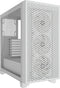 Corsair 3000D RGB Airflow White TG - Midtowermodel ATX - geen voeding - wit