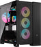 Corsair 6500D Airflow Zwart - Midtowermodel - ATX, EATX, Micro-ATX, Mini-ITX - geen voeding - Tempered Glass - Zonder fans - Zwart