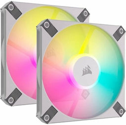 Corsair AF120 RGB SLIM Dual Pack White + Lightning Node Core