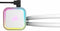 Corsair H150i RGB Elite white - Vloeistofkoelsysteem processor afmeting radiator: 360 mm - (voor: LGA1700, LGA1200, 115x, LGA2066, AM5, AM4) - 3x 120 mm AF120 ELITE fans - wit