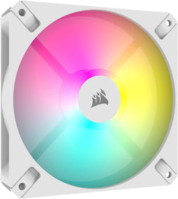 CORSAIR iCUE AR120 Digital RGB 120mm PWM Fan White - Ventilatorhuis - 1-pack - 120 mm - 59 cfm - 400 - 1800 rpm - 10 - 27.3 dBA - RGB - PMW - wit
