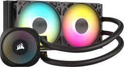 CORSAIR NAUTILUS 240 RS ARGB - CPU Vloeistofkoeler - 240 mm Radiator - 2x RS120 RGB-fans -Zwart (Geschikt voor LGA 1851/1700, AMD AM4/AM5)