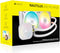 Corsair Nautilus 240 RS ARGB White - Vloeistofkoelsysteem processor 240 mm radiator - voor Intel LGA 1851, 1700 - AMD AM5, AM4 - 2x RS120 ARGB fans - Zero RPM Modus - wit