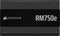 Corsair RM750e (2025) Interne Voeding - 750 Watt - Modulair - ATX 3.1 - PCIe 5.1 - Cybenetics Gold efficiëntie - Zero RPM modus - Zwart