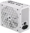 CORSAIR RM850x Shift White - Voeding - ATX12V 3.0 - 80 Plus Gold - 850 Watt - Modulair - Actieve PFC - PCIe 5.0 - Zero RPM Mode - FDB Fan - wit