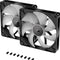 CORSAIR RS140 ARGB 140mm PWM Fans - Ventilatorhuis 2-pack - 140mm - 95.5 cfm - 330 - 1700 rpm - 10 - 36 dBA - 4-pin PWM - Zero-RPM - zwart