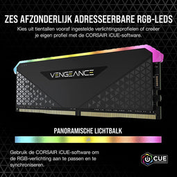 Corsair Vengeance RGB CMG16GX4M2E3200C16 geheugenmodule 16 GB 2 x 8 GB DDR4 3200 MHz