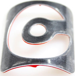 Cortina balhoofdplaatje logo C zwart