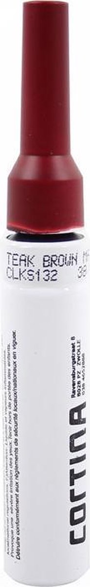 Cortina lakstift Teak Brown matt
