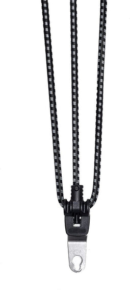 Cortina snelbinder Jakarta 62 cm zwart/grijs