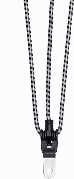 Cortina snelbinder Jakarta 76 cm wit/zwart