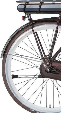 Cortina Spatbord achter 28 E-Wave shadow silver matt