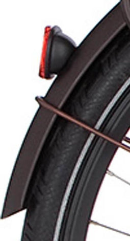 Cortina Spatbord achter 28 E-Yoya matt demitasse