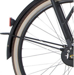 Cortina Spatbordstang achter 28 E-U4 jet black matt