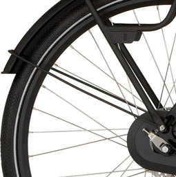 Cortina Spatbordstang achter 28 Foss diamond black matt