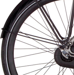 Cortina Spatbordstang achter 28 Mozzo jet black matt