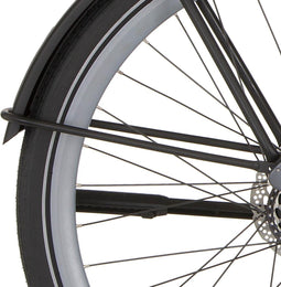 Cortina Spatbordstang achter 28 Silento jet black matt