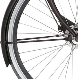 Cortina Spatbordstang voor 28 Roots matt espresso brown