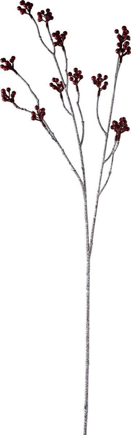 J-Line tak Bessen - kunststof - rood/bruin