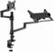 Gembird MA-DA-04 - Bureaustandaard met monitorarm en notebookstandaard - VESA 75x75 100x100 - Zwart